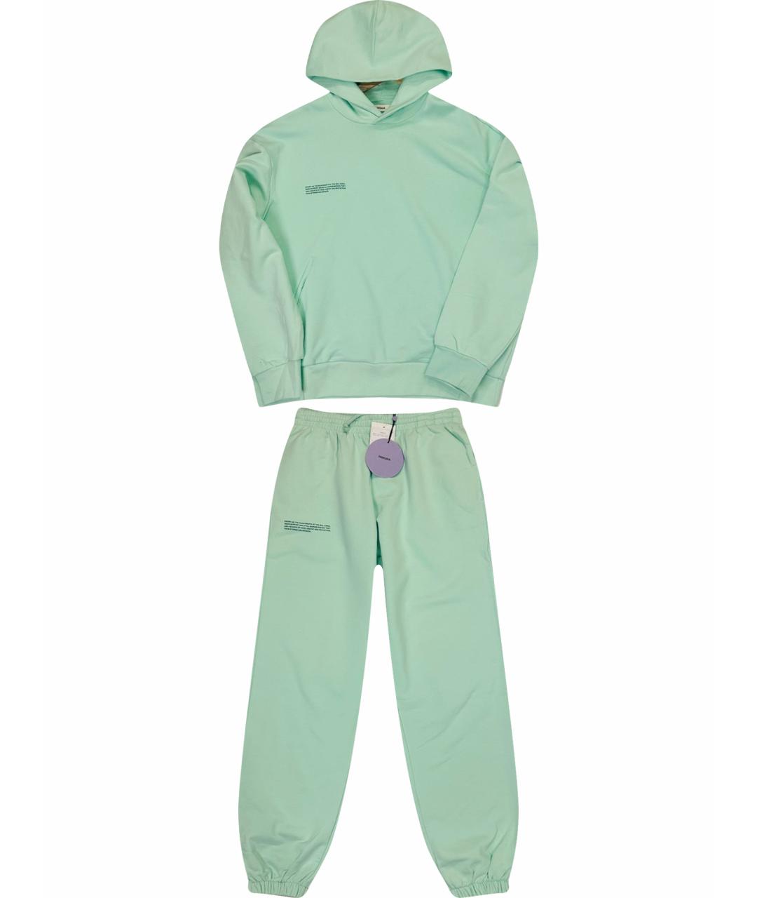 THE PANGAIA Бирюзовый хлопковый костюм с брюками, фото 1