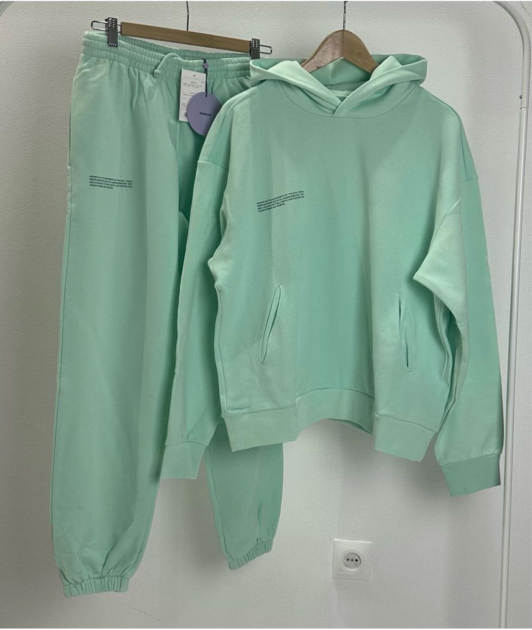 THE PANGAIA Бирюзовый хлопковый костюм с брюками, фото 5