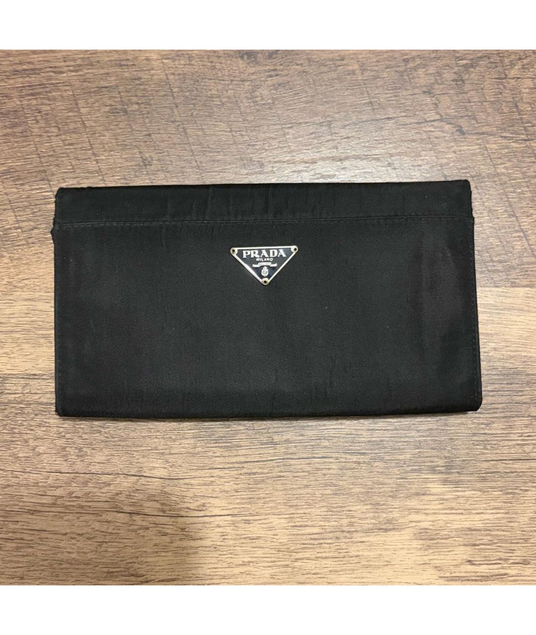PRADA Черный кошелек, фото 5