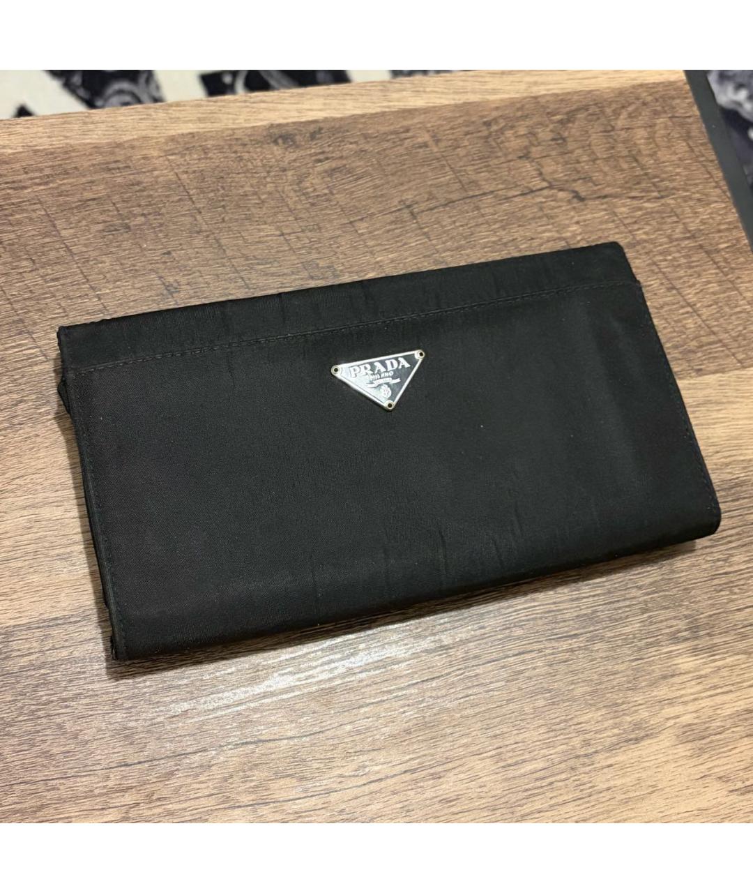PRADA Черный кошелек, фото 2
