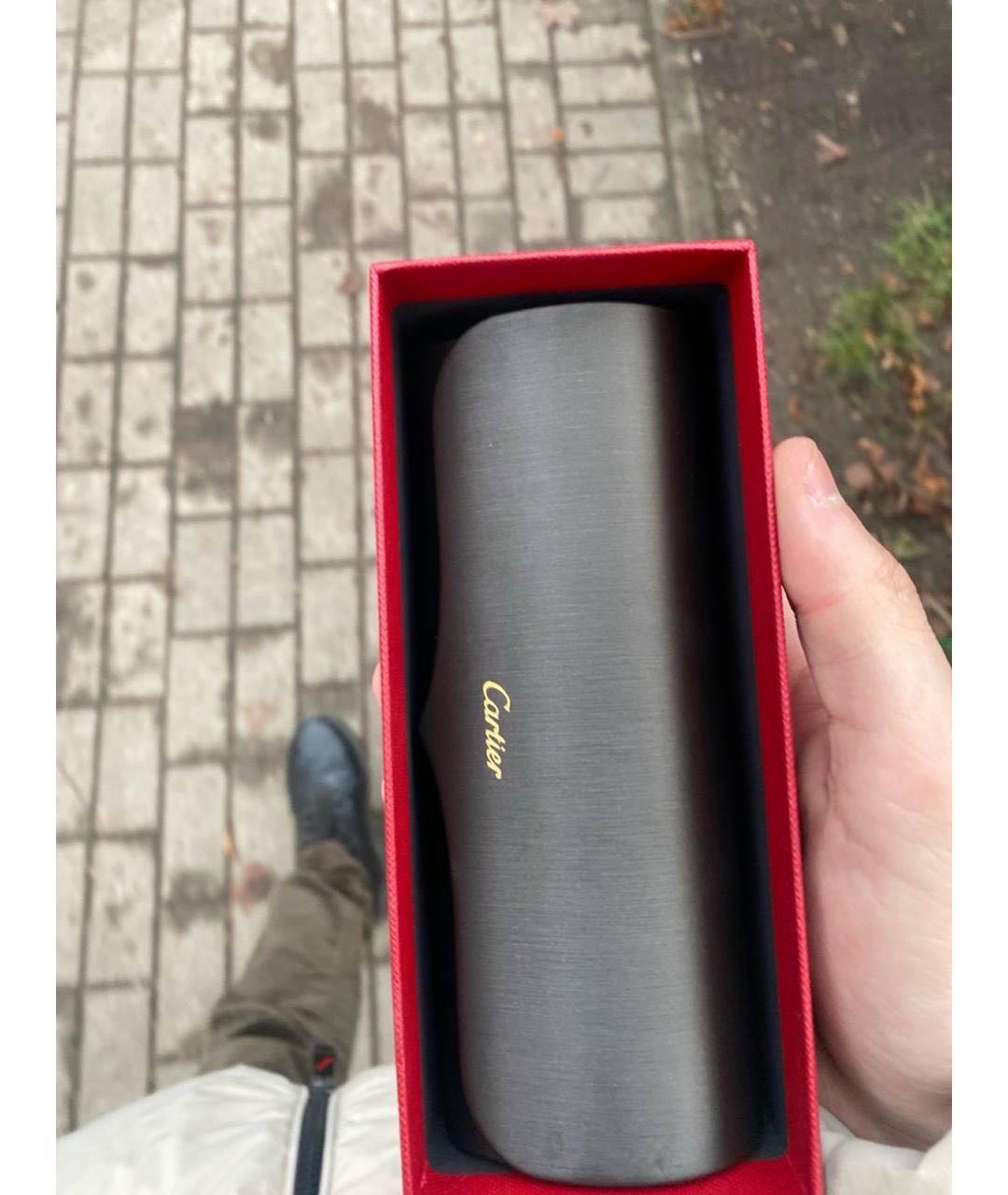 CARTIER Золотые металлические солнцезащитные очки, фото 3