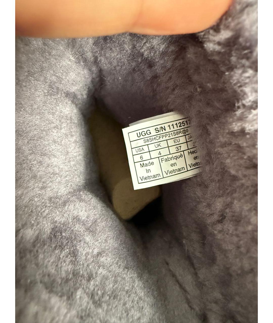 UGG AUSTRALIA Серые замшевые ботинки, фото 6