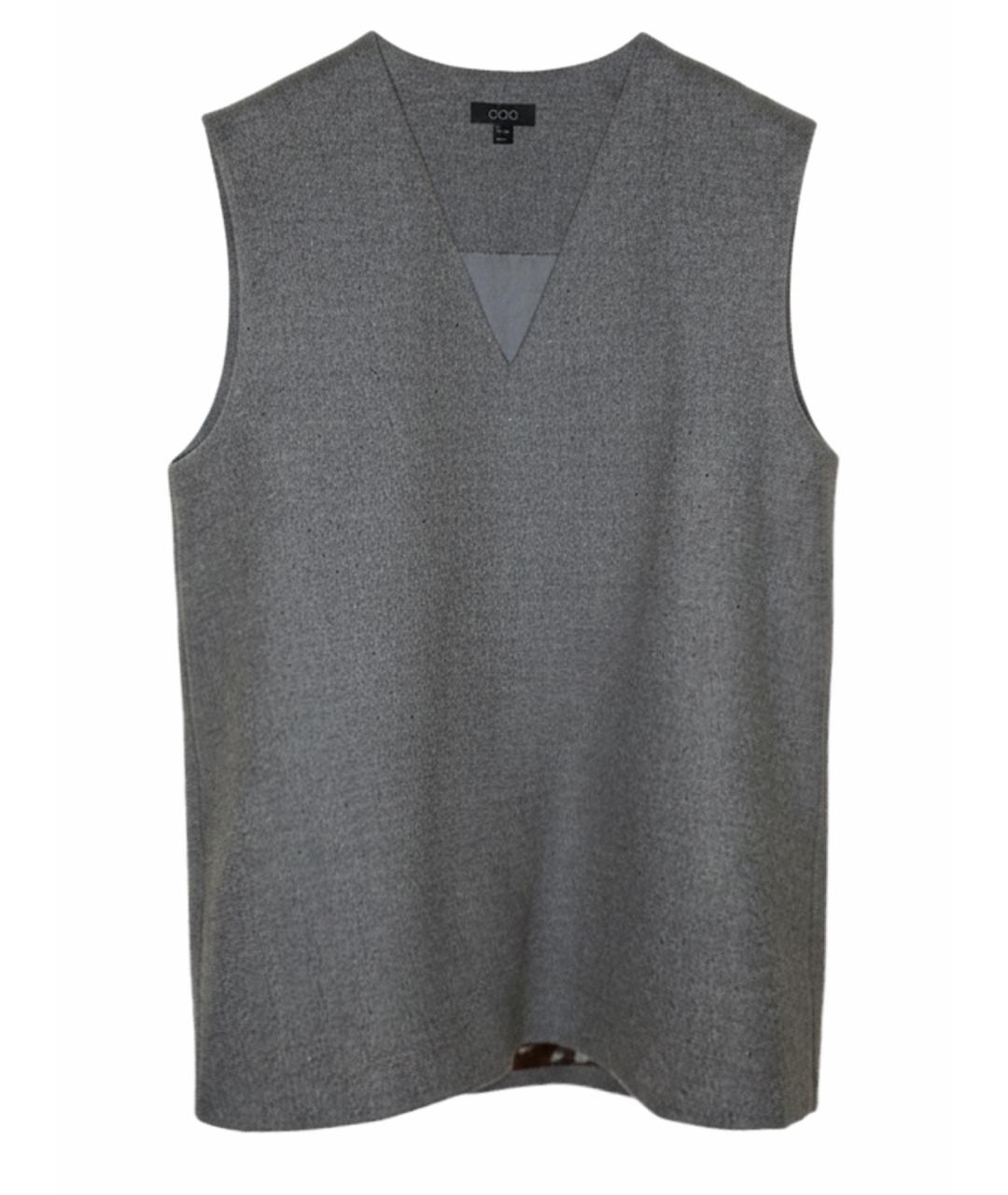 COS Антрацитовая шерстяная жилетка, фото 1