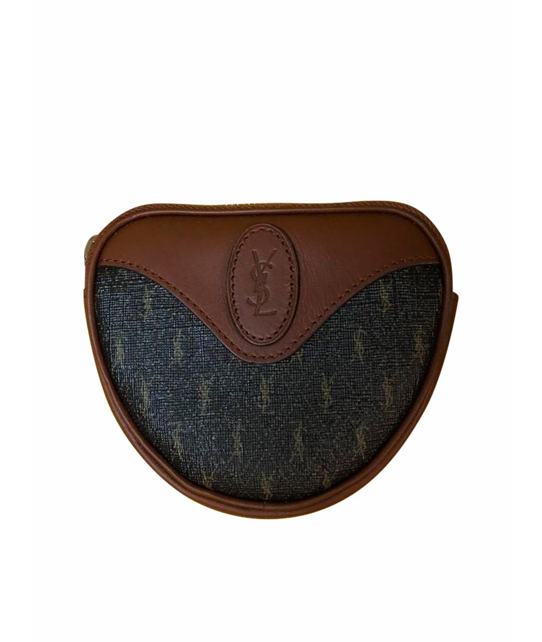 SAINT LAURENT Коричневая сумка через плечо, фото 1