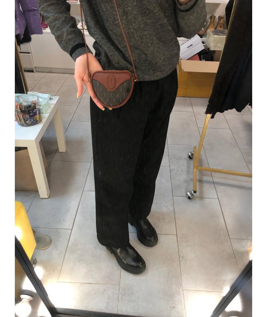 SAINT LAURENT Коричневая сумка через плечо, фото 5