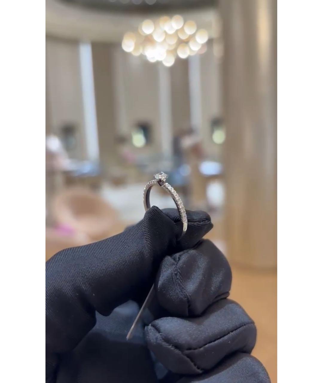 TIFFANY&CO Серебряное платиновое кольцо, фото 3