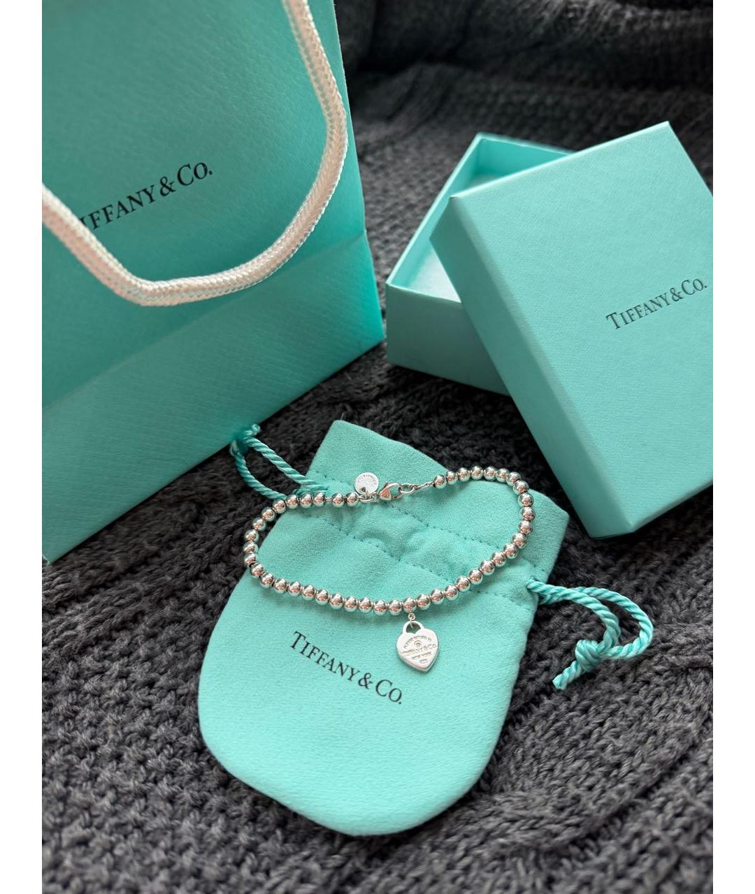 TIFFANY&CO Серебрянный серебряный браслет, фото 2