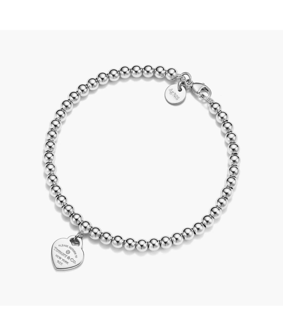 TIFFANY&CO Серебрянный серебряный браслет, фото 8