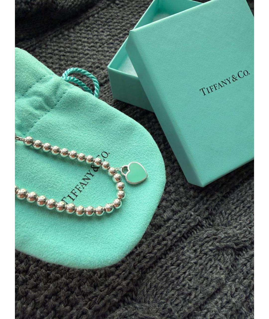 TIFFANY&CO Серебрянный серебряный браслет, фото 3