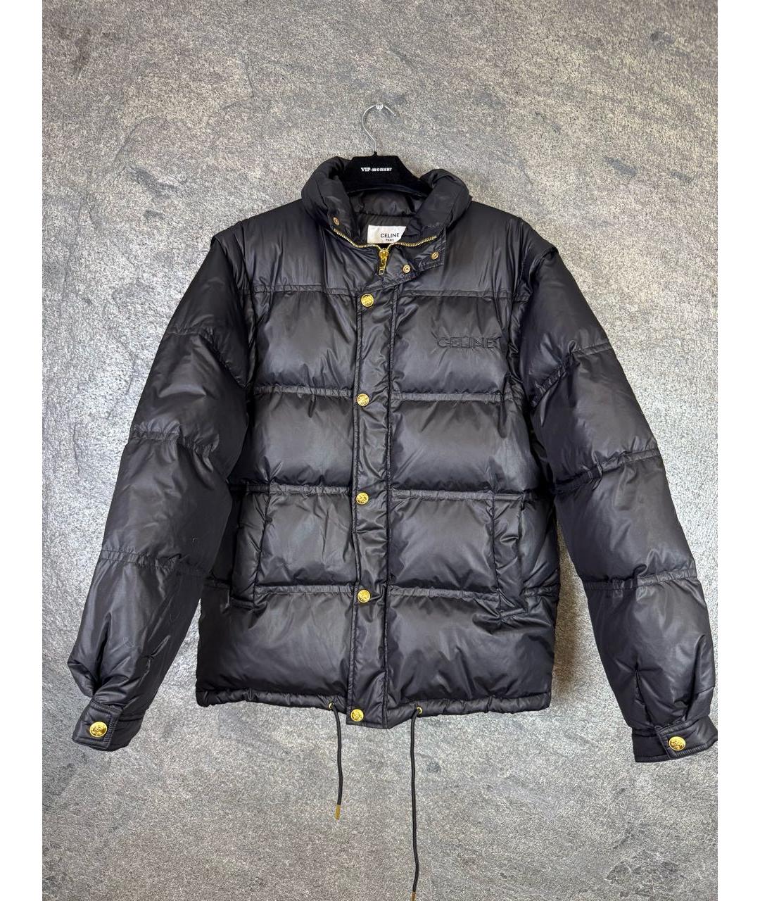 CELINE Черный пуховик, фото 8