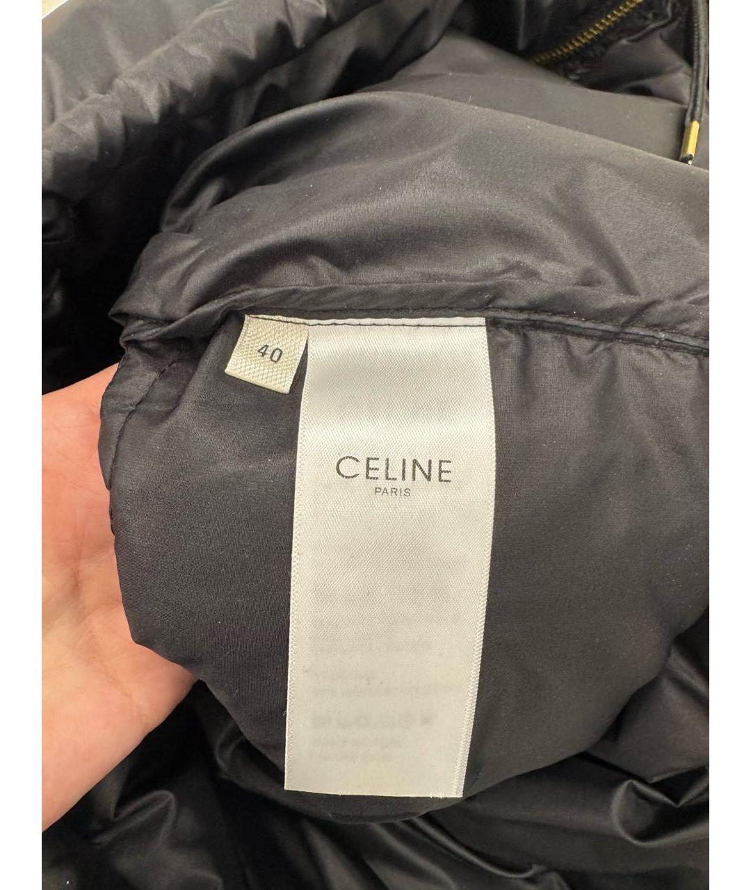 CELINE Черный пуховик, фото 7