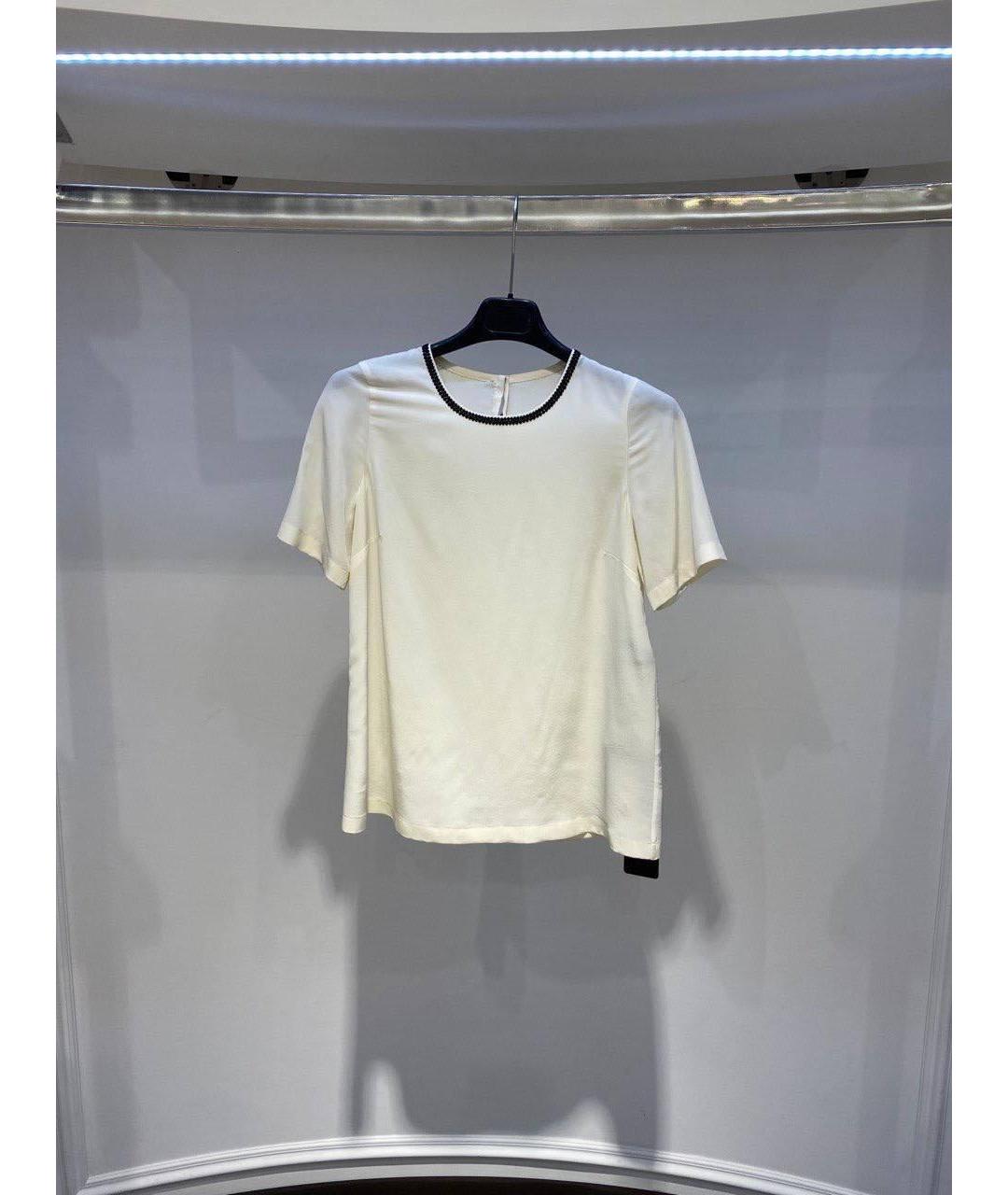 DOLCE&GABBANA Бежевая хлопковая футболка, фото 3