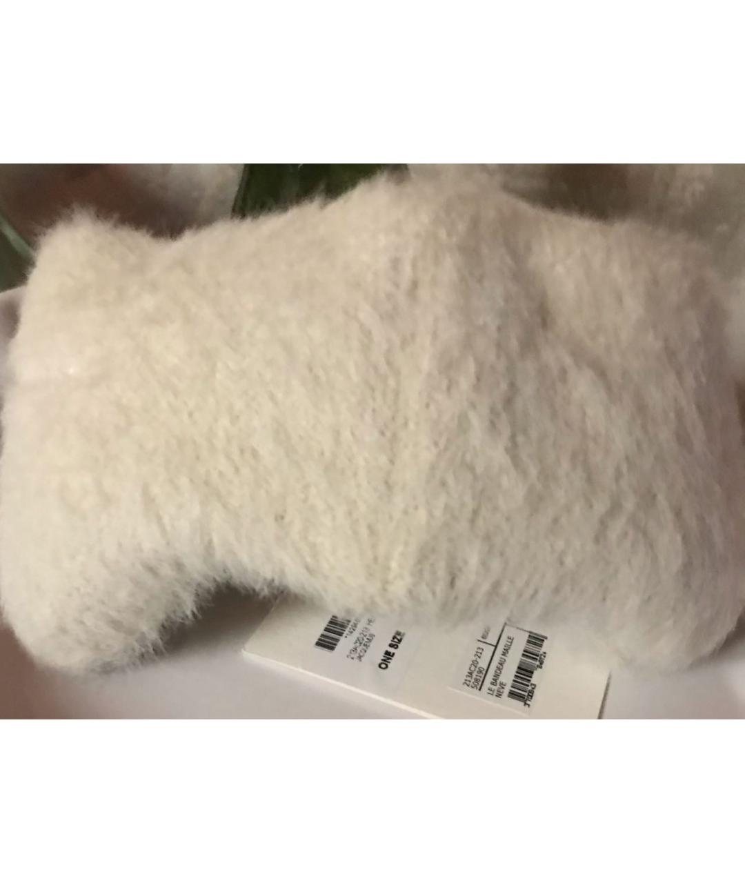 JACQUEMUS Бежевая повязка на голову, фото 2