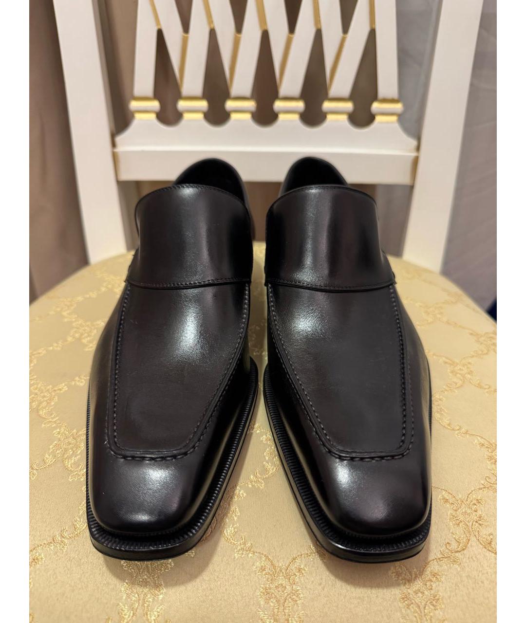GUCCI Черные кожаные лоферы, фото 2