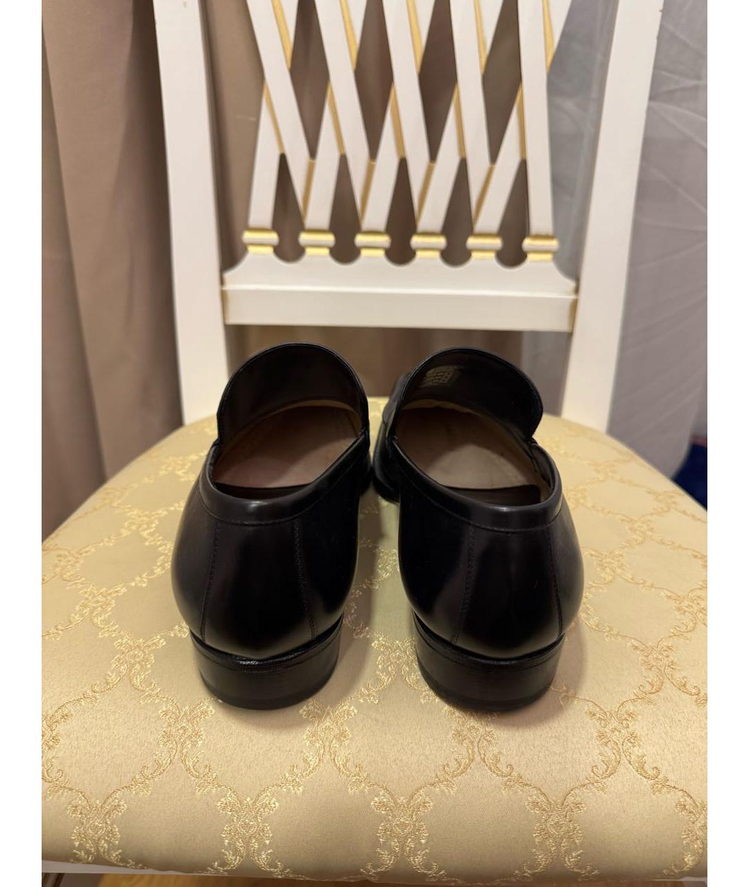 GUCCI Черные кожаные лоферы, фото 4