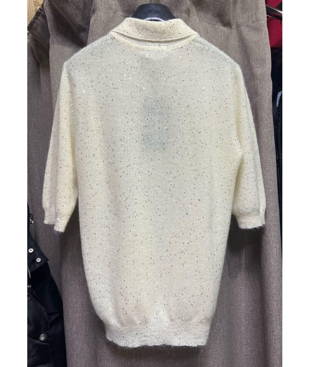 FABIANA FILIPPI Бежевый шерстяной джемпер / свитер, фото 2