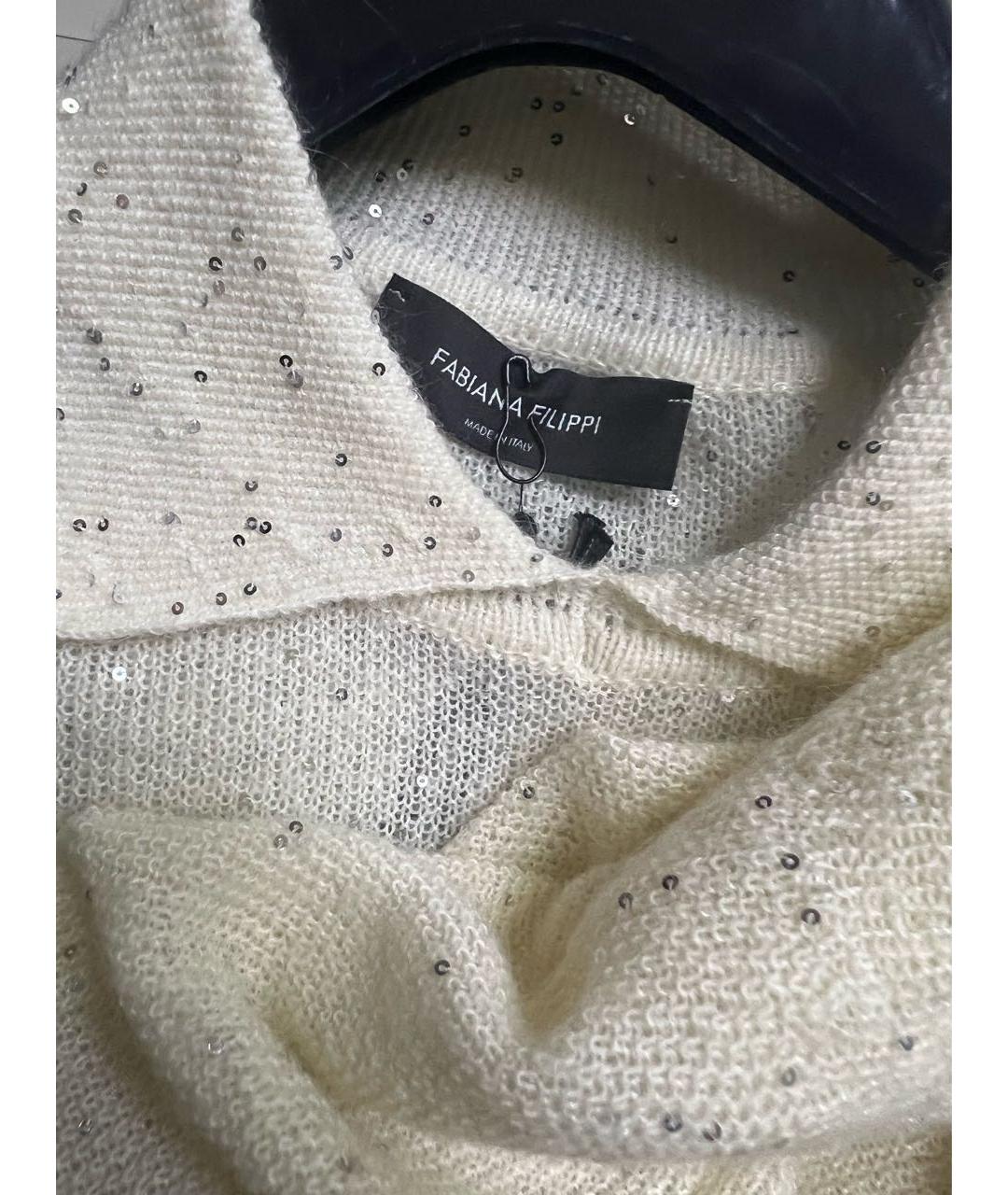 FABIANA FILIPPI Бежевый шерстяной джемпер / свитер, фото 6