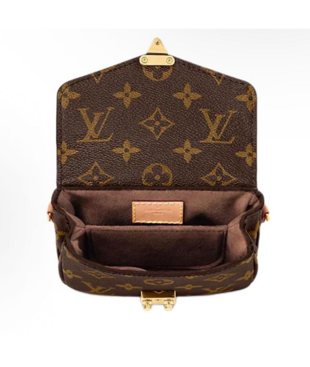 LOUIS VUITTON Коричневая сумка через плечо, фото 3