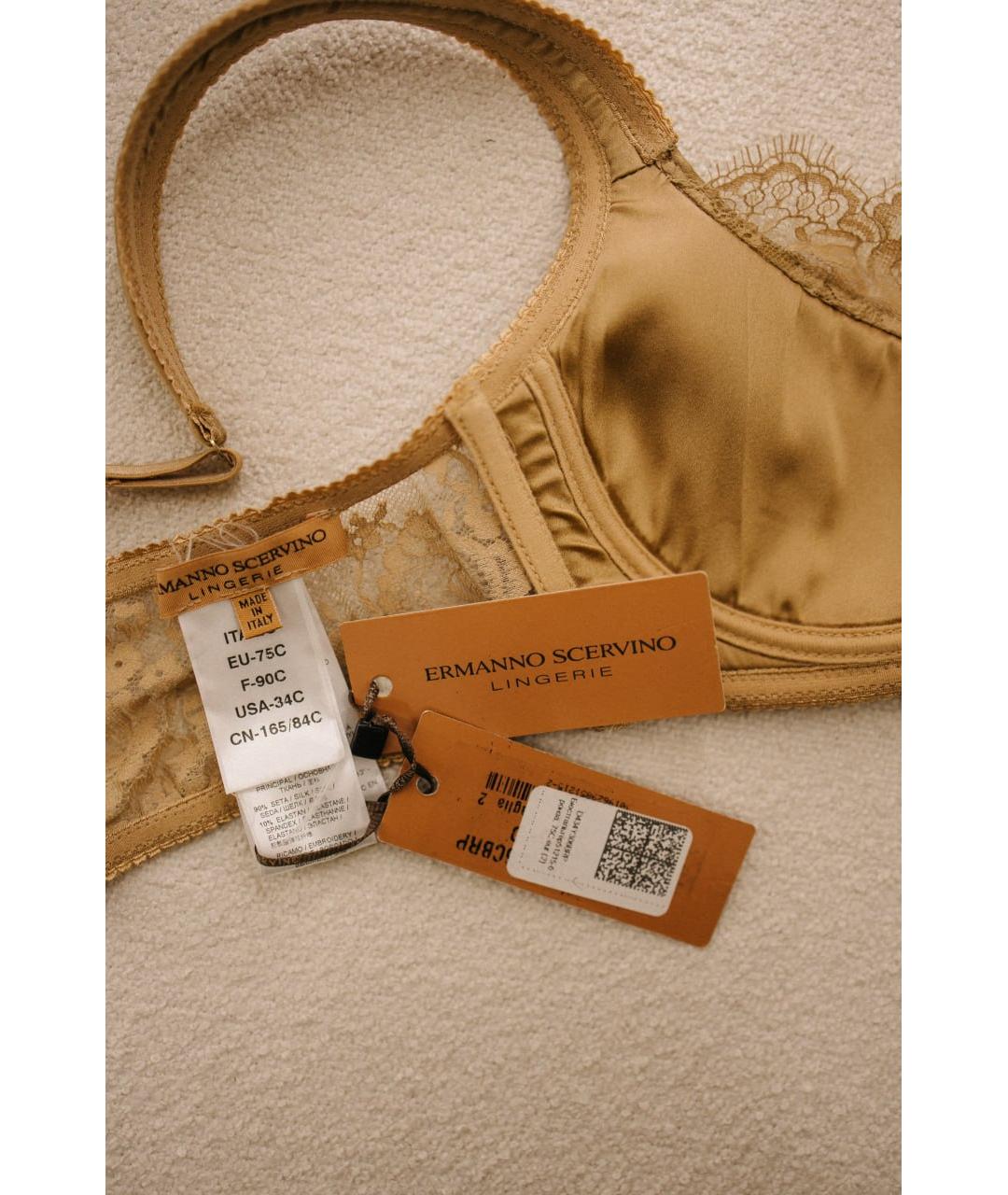 ERMANNO SCERVINO Бежевый бюстгалтеры, фото 4
