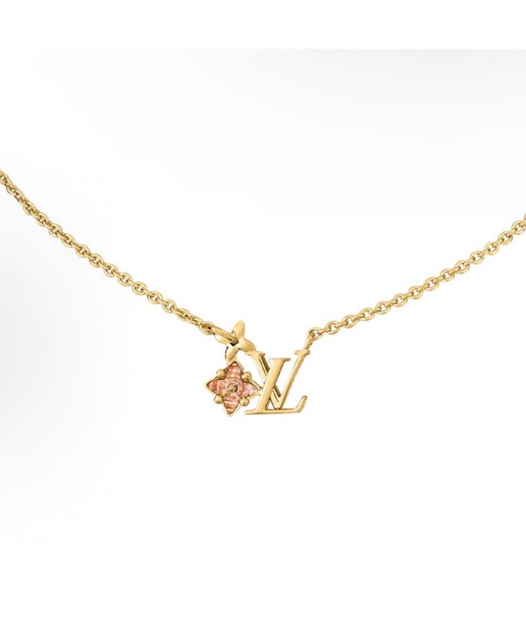 LOUIS VUITTON Золотой металлический кулон, фото 4