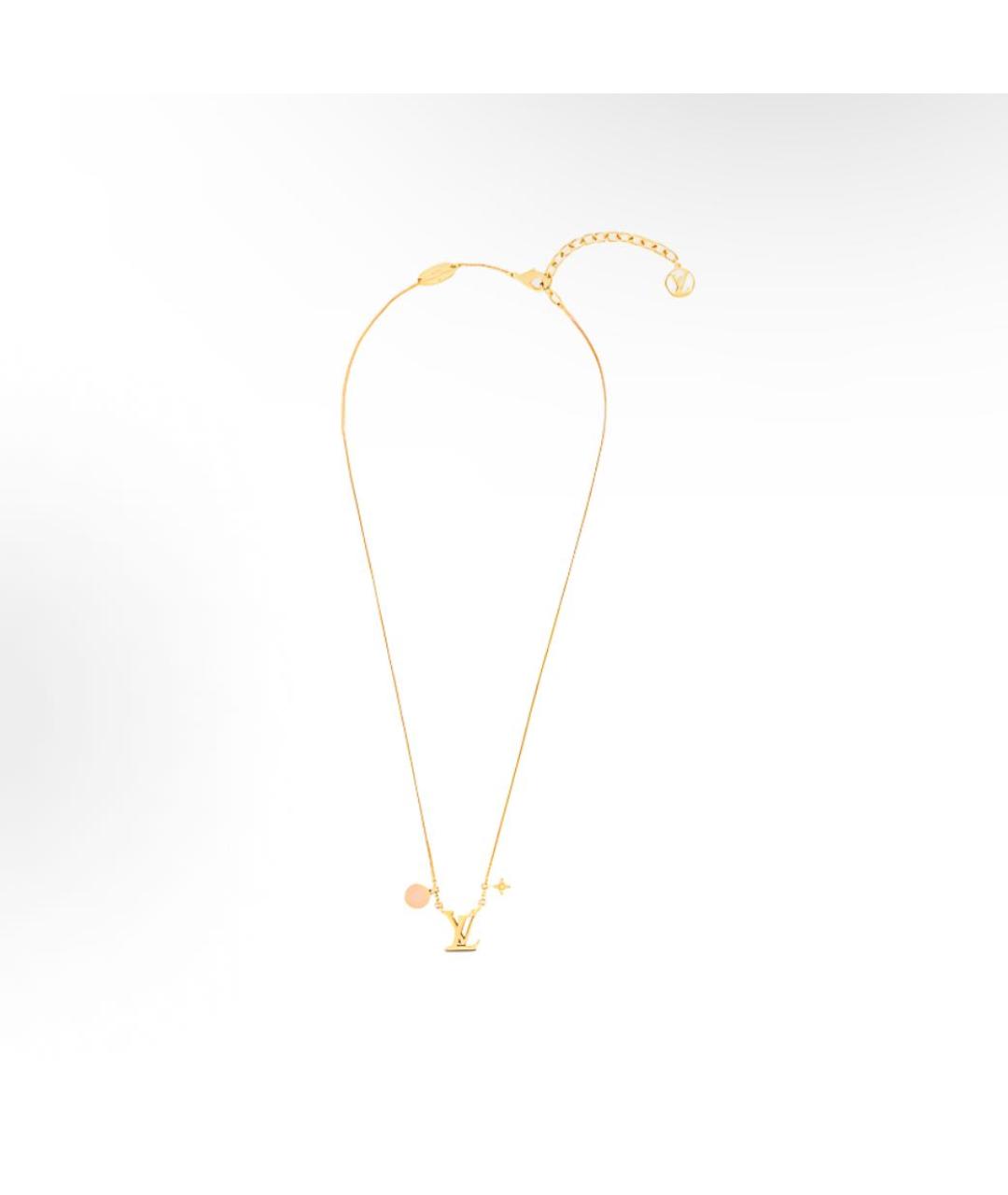 LOUIS VUITTON Золотой металлический кулон, фото 2