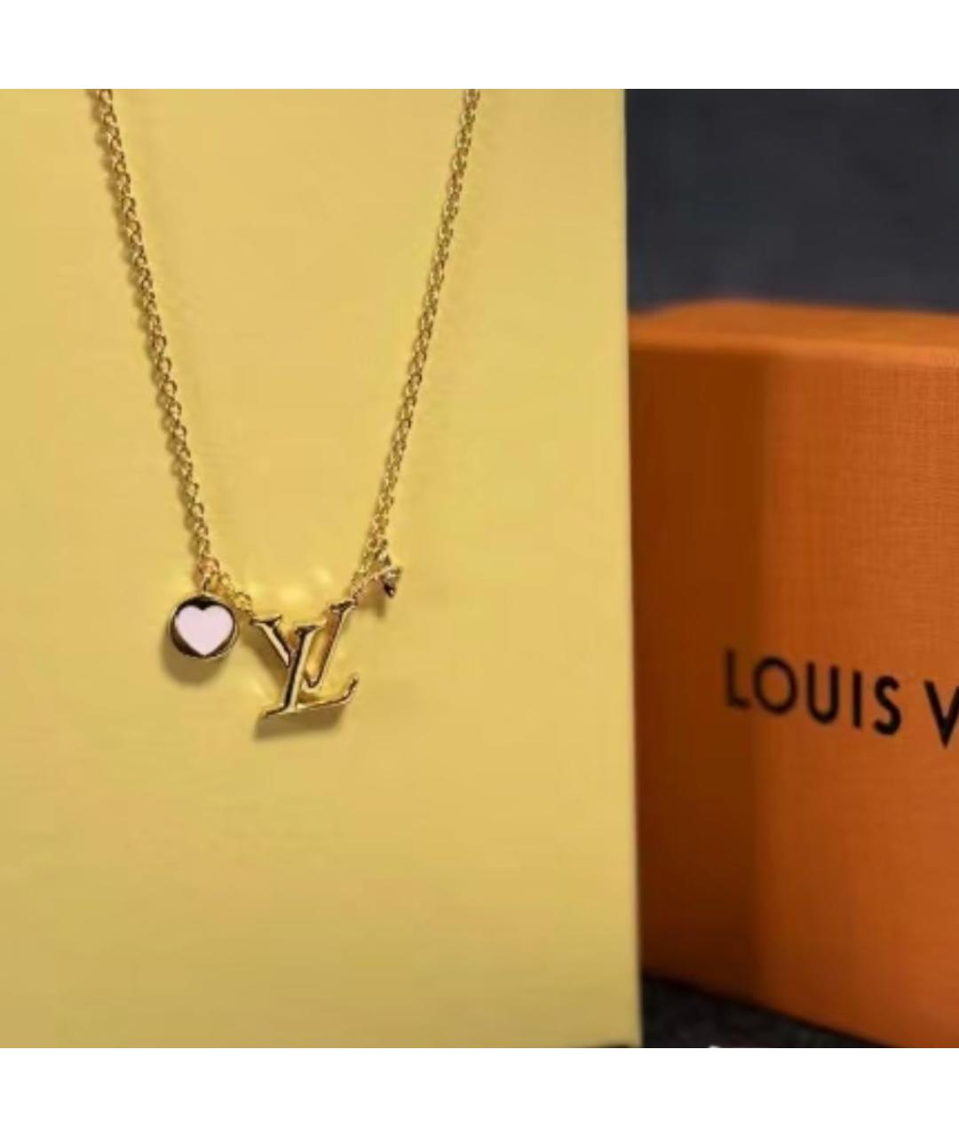 LOUIS VUITTON Золотой металлический кулон, фото 3