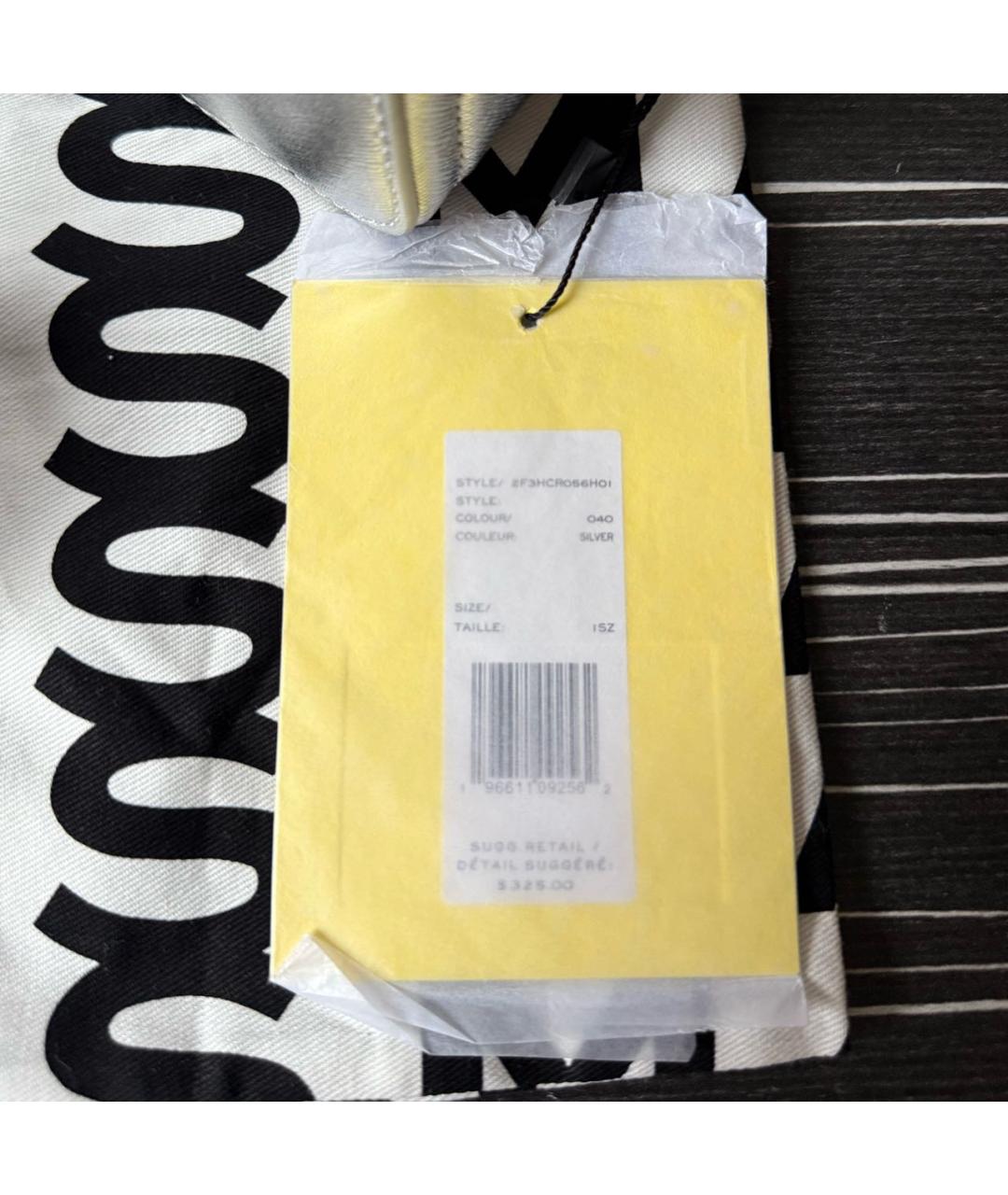 MARC JACOBS Серебряная кожаная сумка через плечо, фото 6