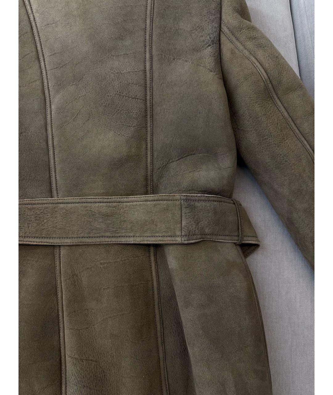 BALMAIN Бежевая меховая дубленка, фото 8