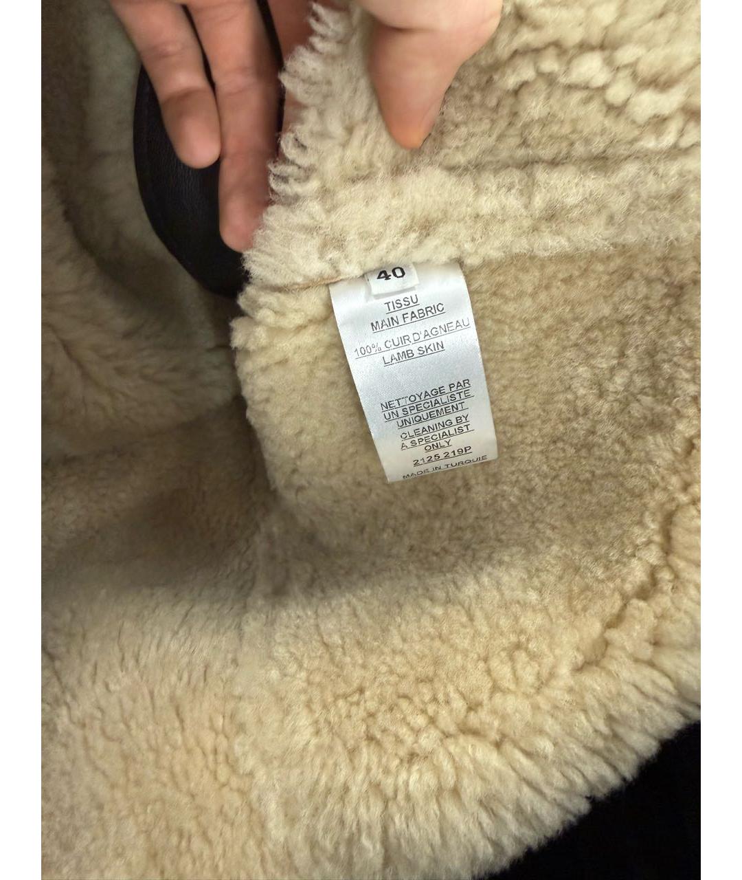 BALMAIN Бежевая меховая дубленка, фото 5