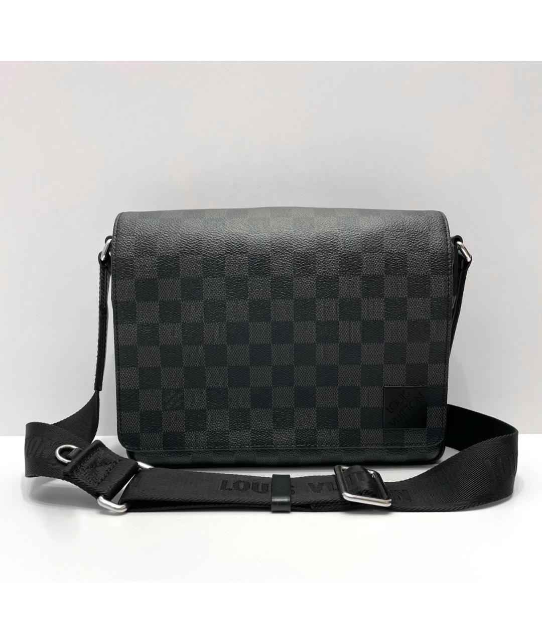 LOUIS VUITTON Черная сумка на плечо, фото 2