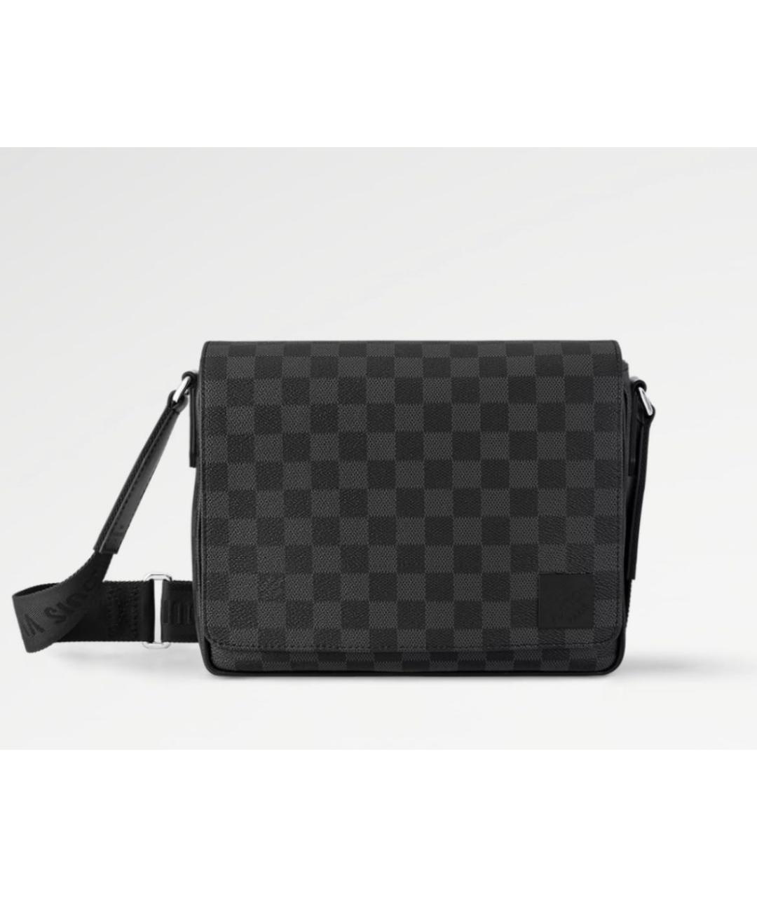 LOUIS VUITTON Черная сумка на плечо, фото 9