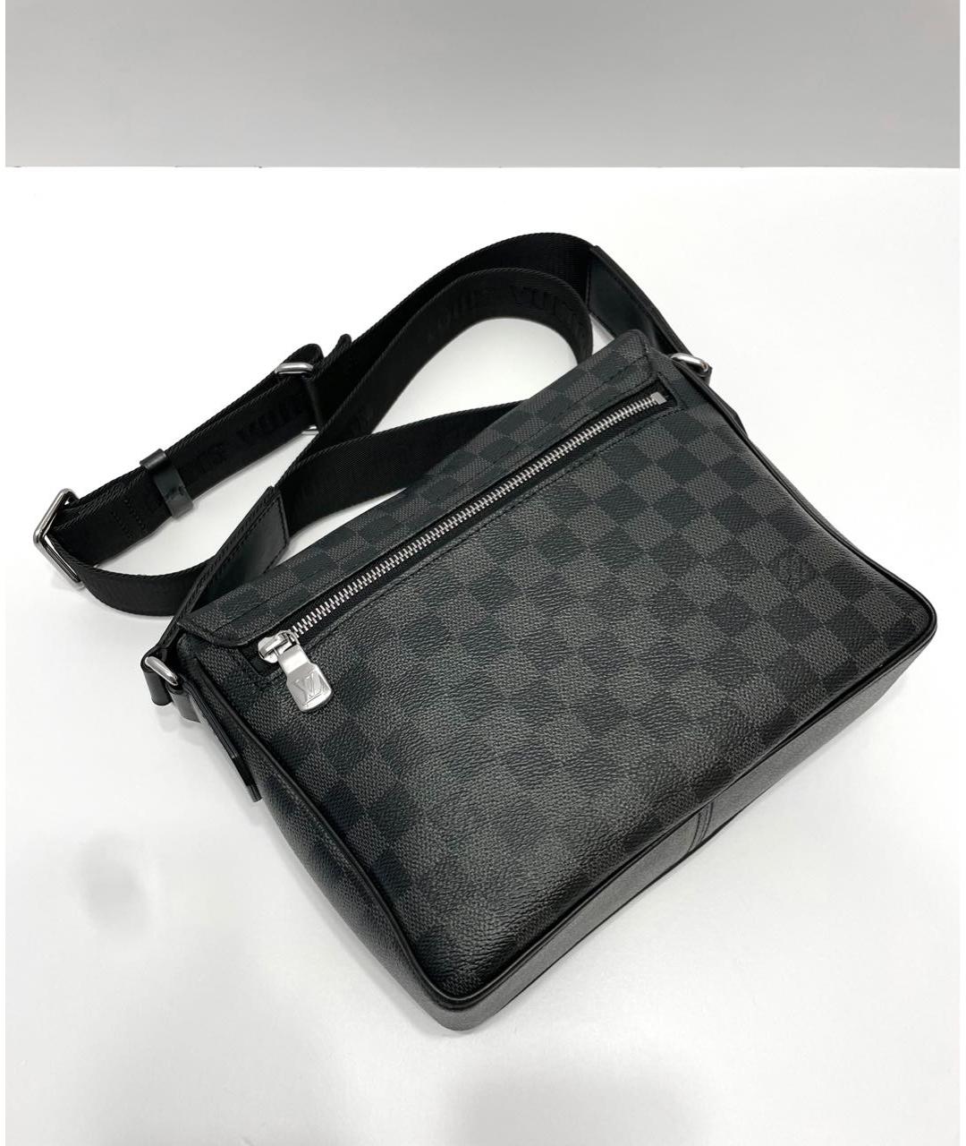 LOUIS VUITTON Черная сумка на плечо, фото 4