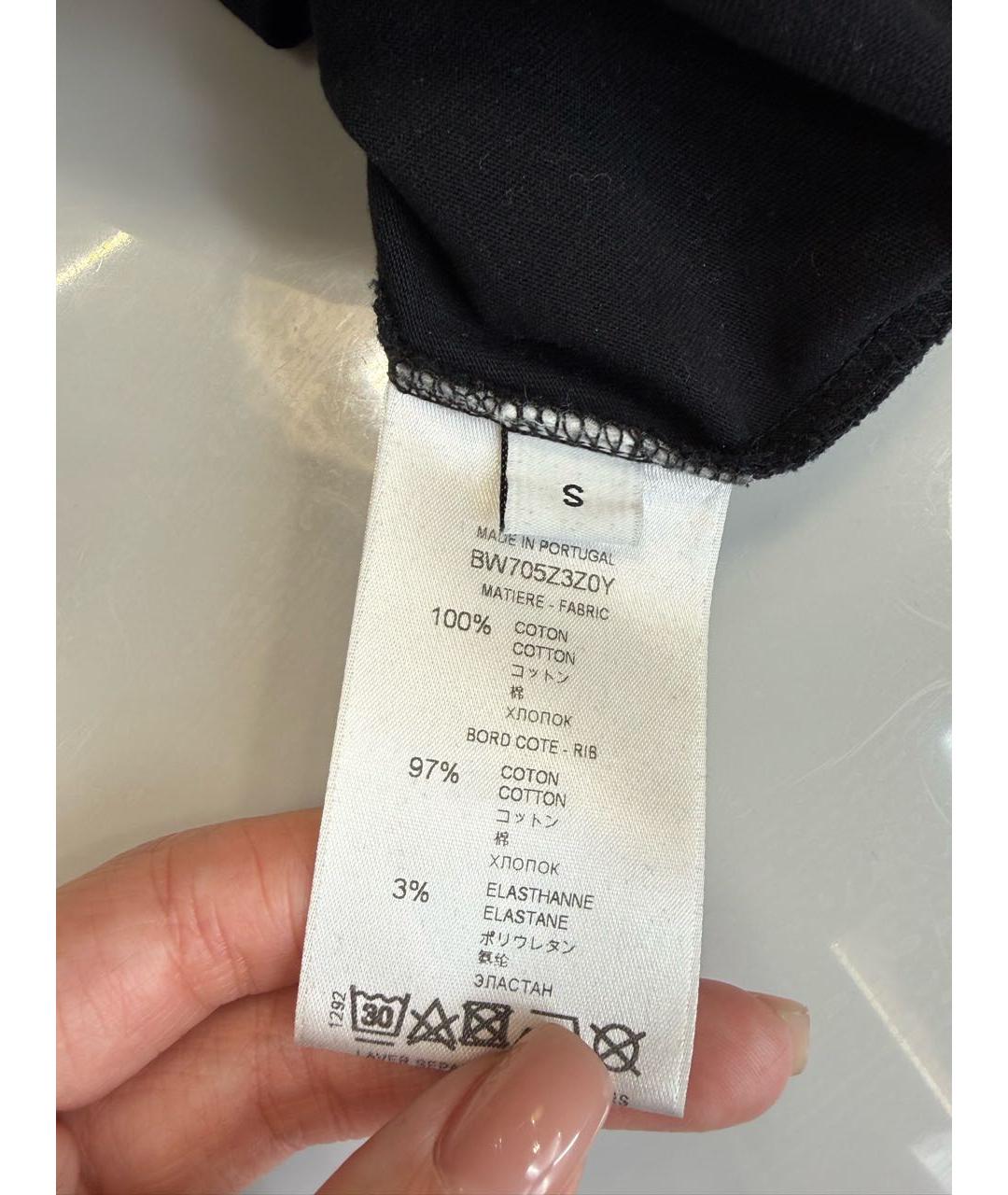 GIVENCHY Черная хлопковая футболка, фото 4