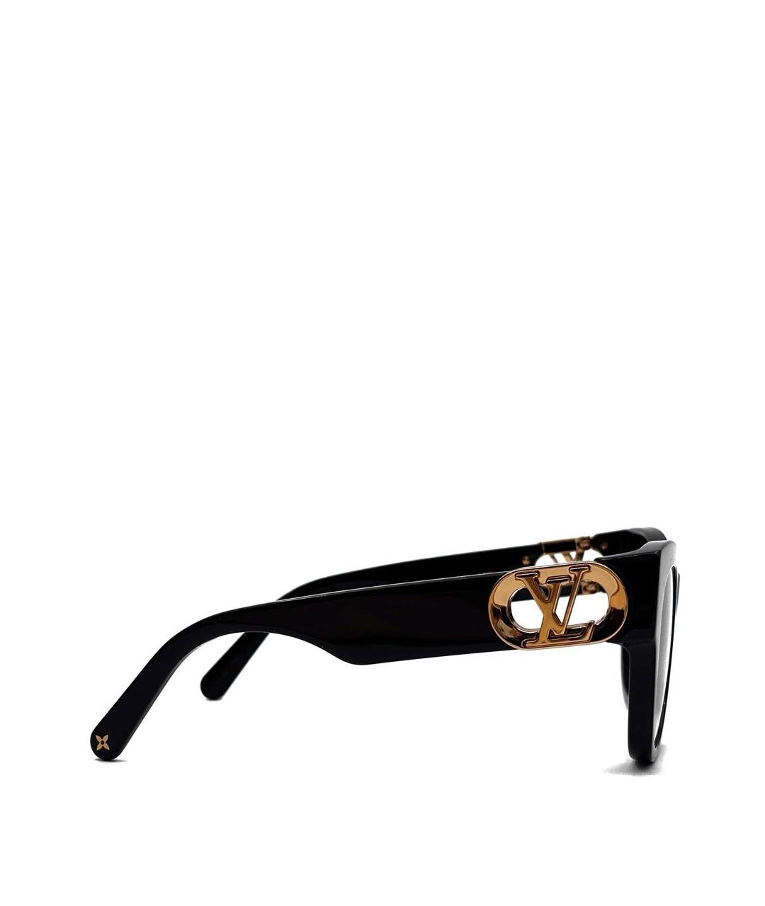 LOUIS VUITTON Черные пластиковые солнцезащитные очки, фото 2
