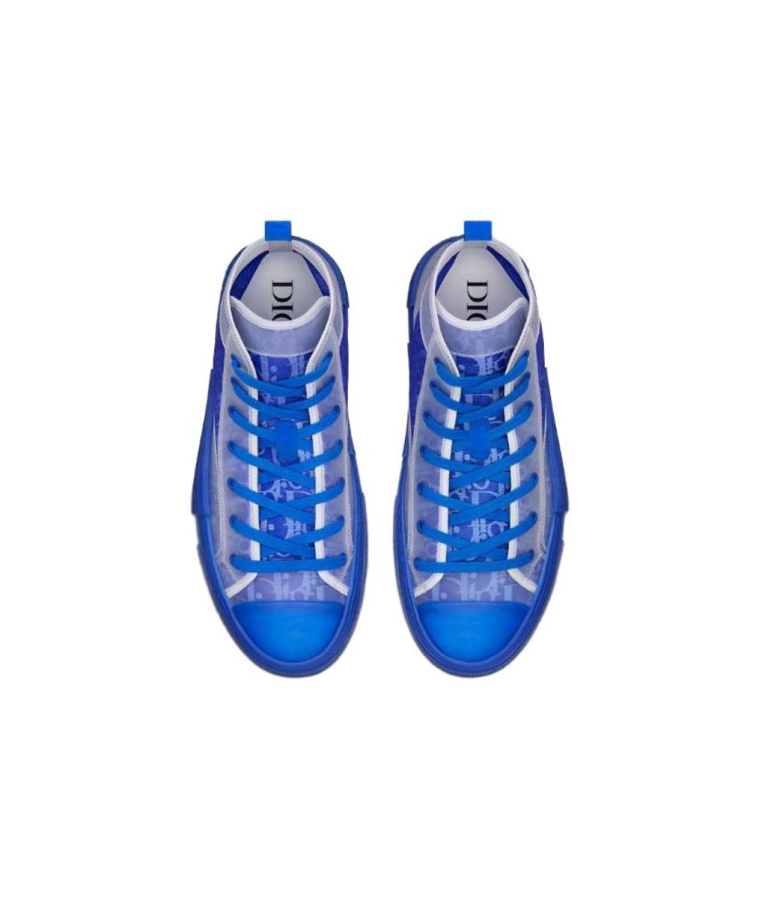 CHRISTIAN DIOR Синие высокие кроссовки / кеды, фото 5