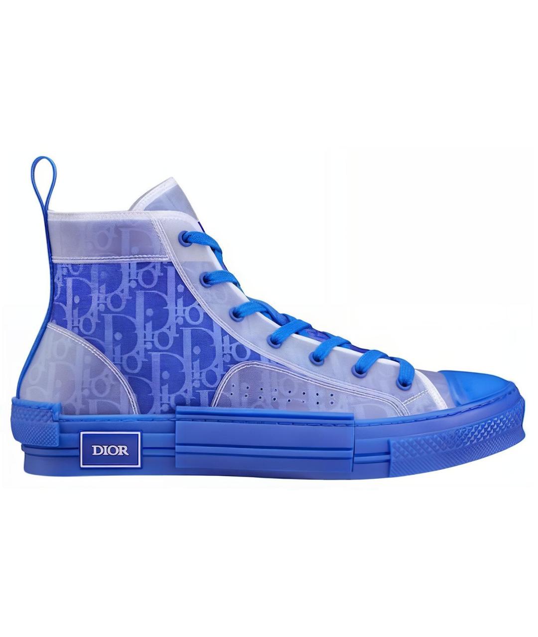 CHRISTIAN DIOR Синие высокие кроссовки / кеды, фото 1