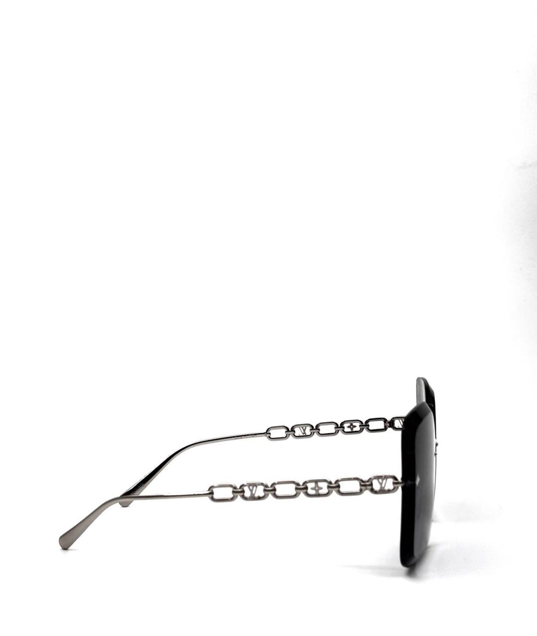 LOUIS VUITTON Серебряные металлические солнцезащитные очки, фото 2