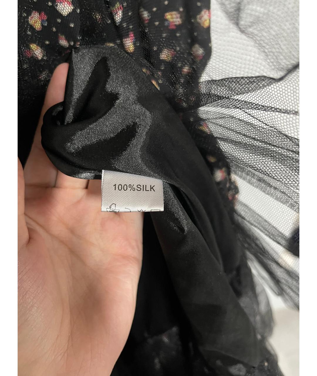 ULYANA SERGEENKO Мульти шелковое вечернее платье, фото 9