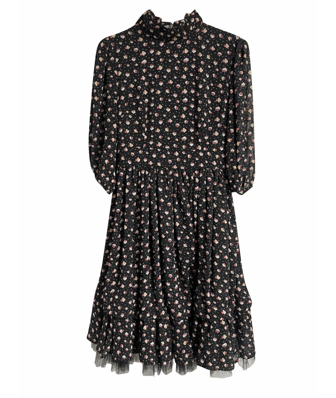 ULYANA SERGEENKO Мульти шелковое вечернее платье, фото 1