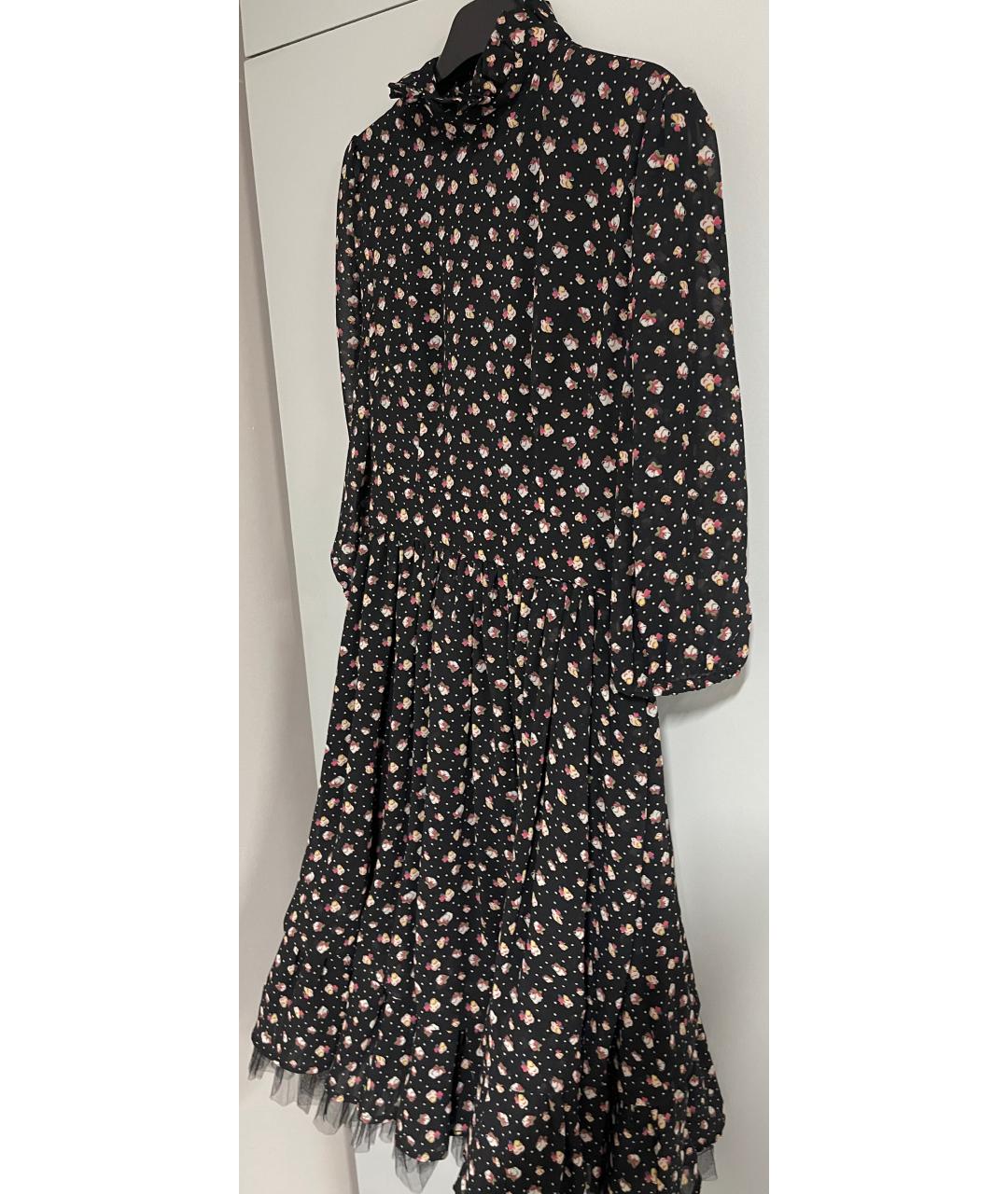 ULYANA SERGEENKO Мульти шелковое вечернее платье, фото 6