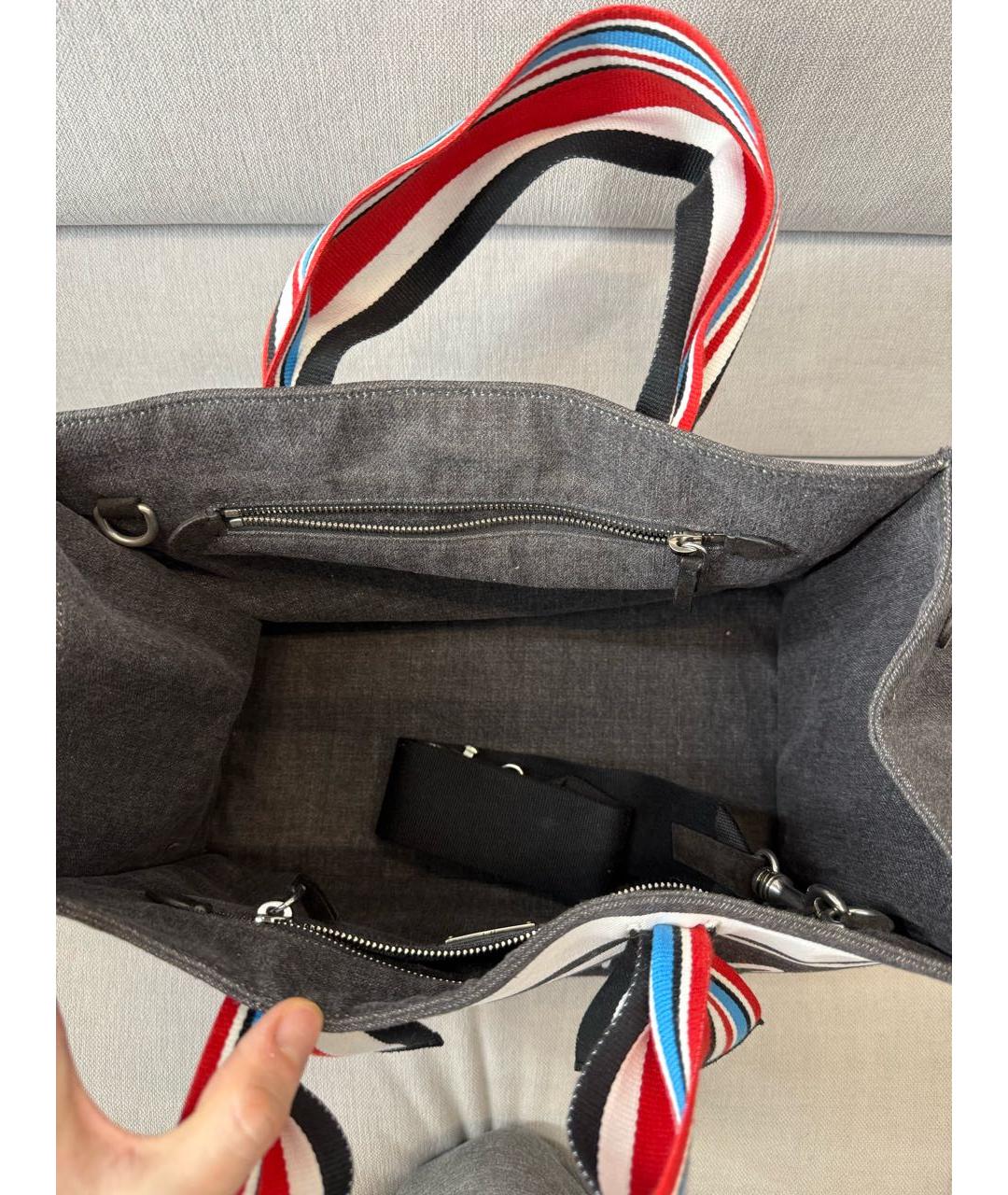 MIU MIU Белая кожаная сумка с короткими ручками, фото 7