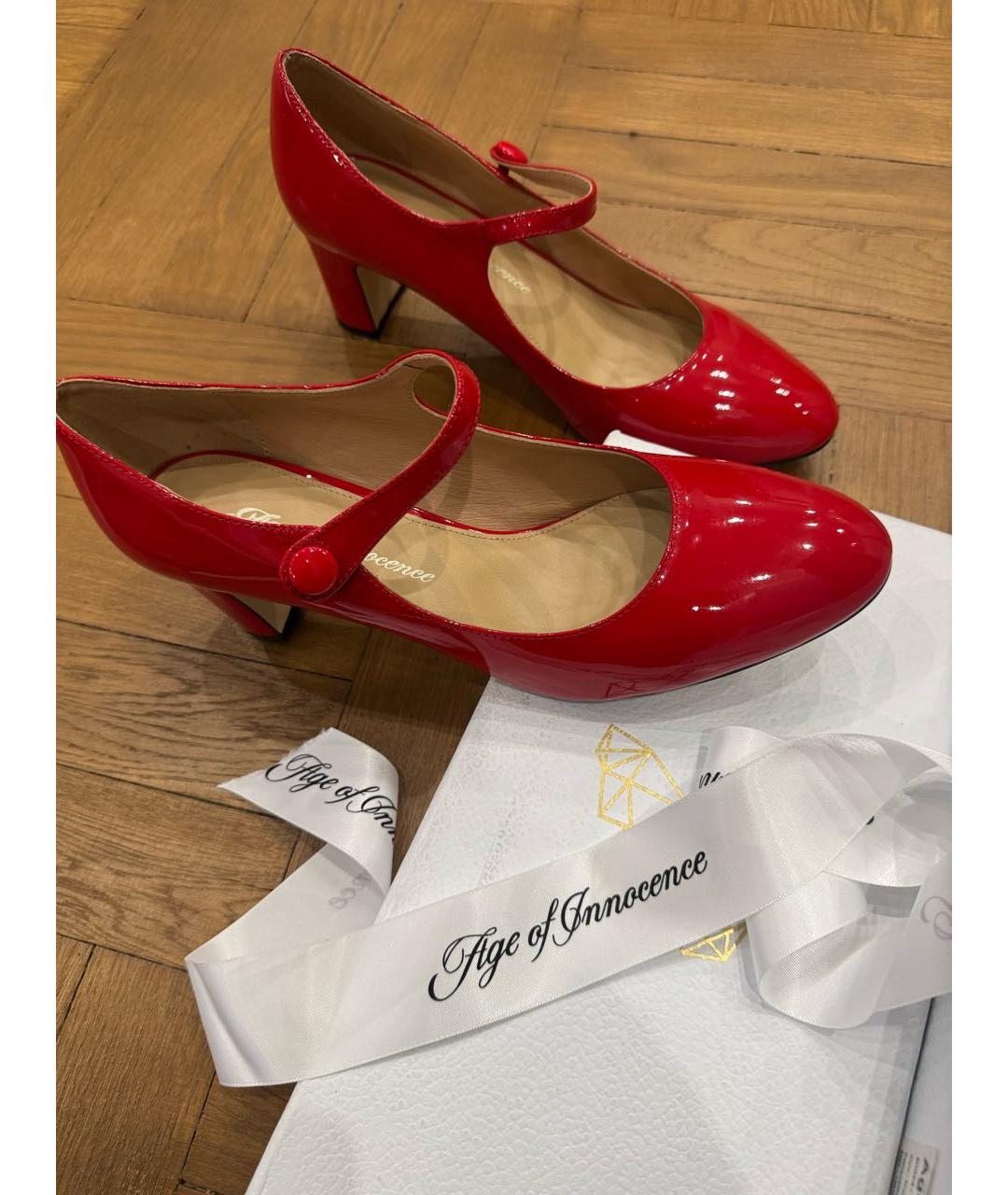 Age Of Innocence Красные туфли из лакированной кожи, фото 2