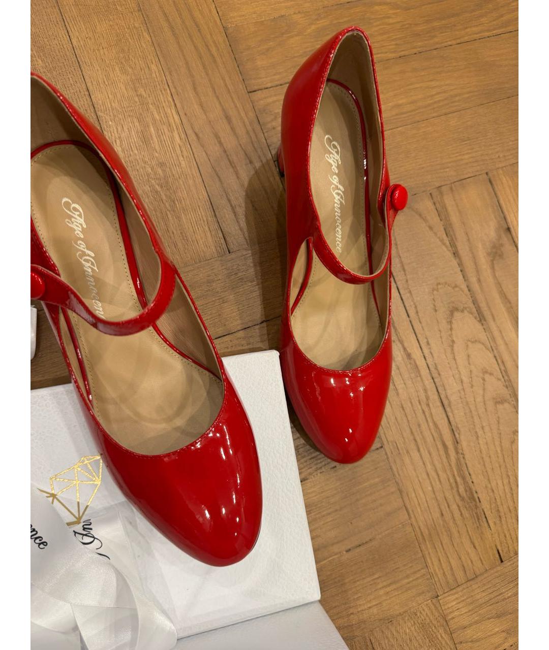Age Of Innocence Красные туфли из лакированной кожи, фото 3