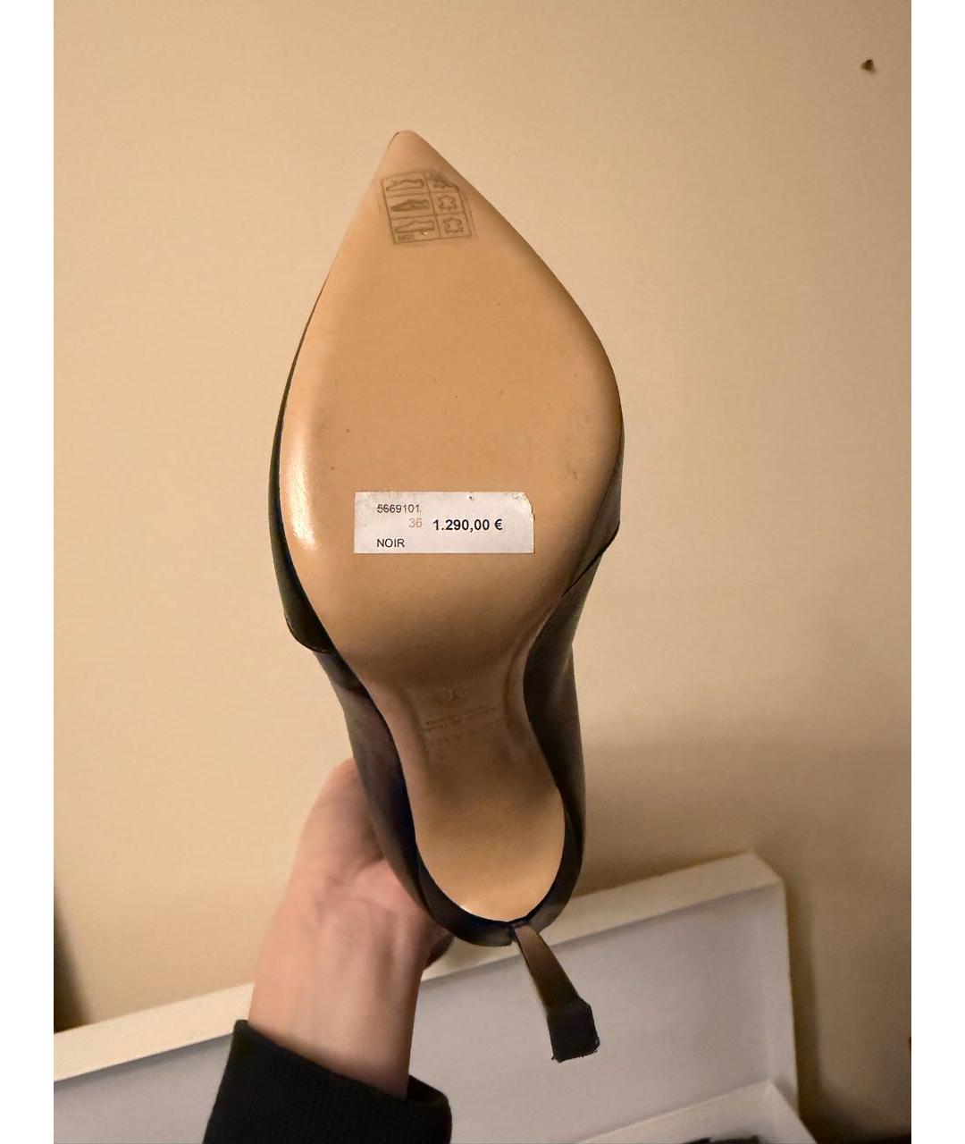 CASADEI Черные кожаные ботфорты, фото 5