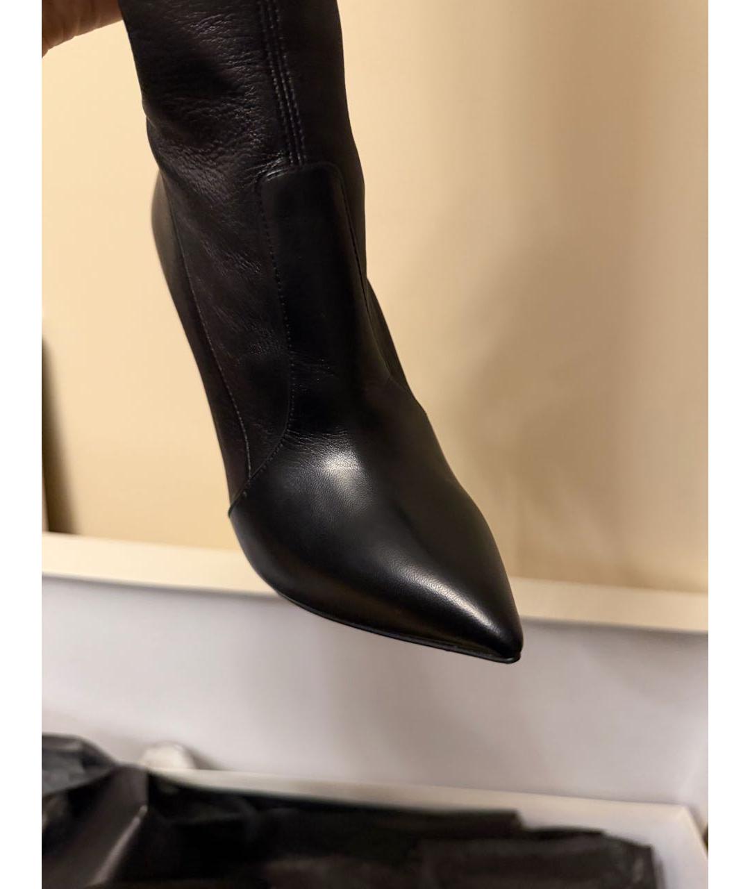 CASADEI Черные кожаные ботфорты, фото 3