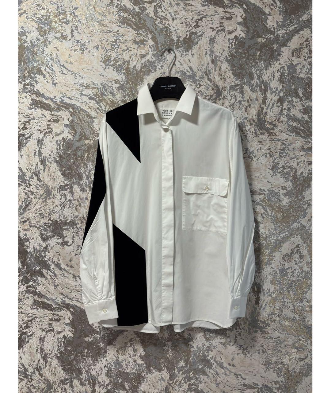 MAISON MARGIELA Белая хлопковая рубашка, фото 2