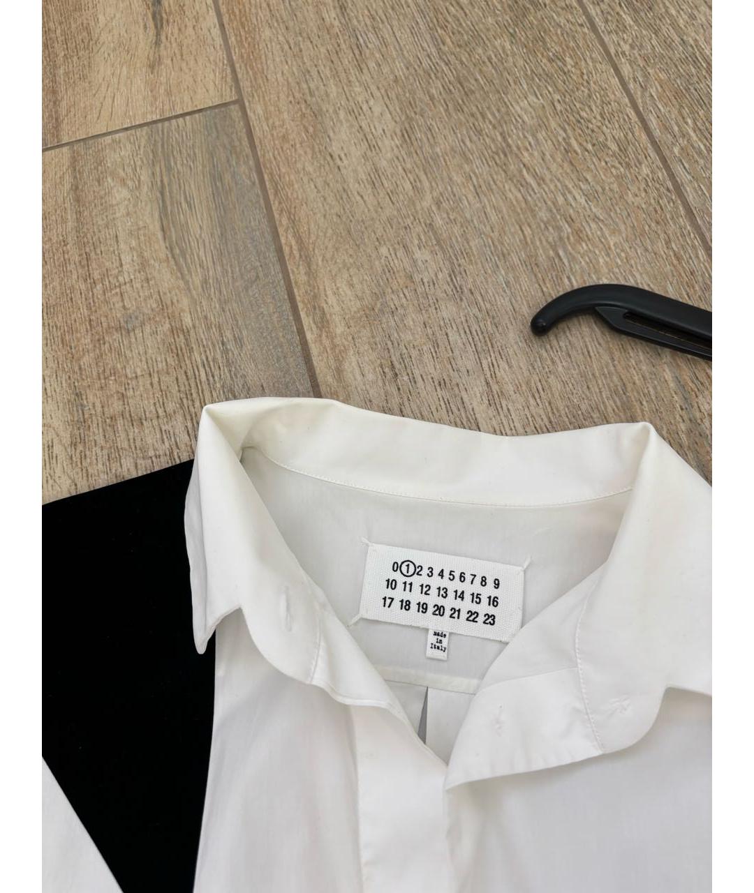 MAISON MARGIELA Белая хлопковая рубашка, фото 8