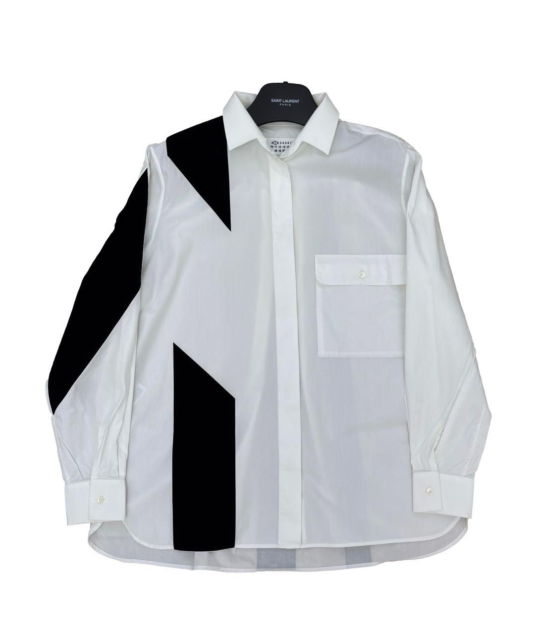 MAISON MARGIELA Белая хлопковая рубашка, фото 9