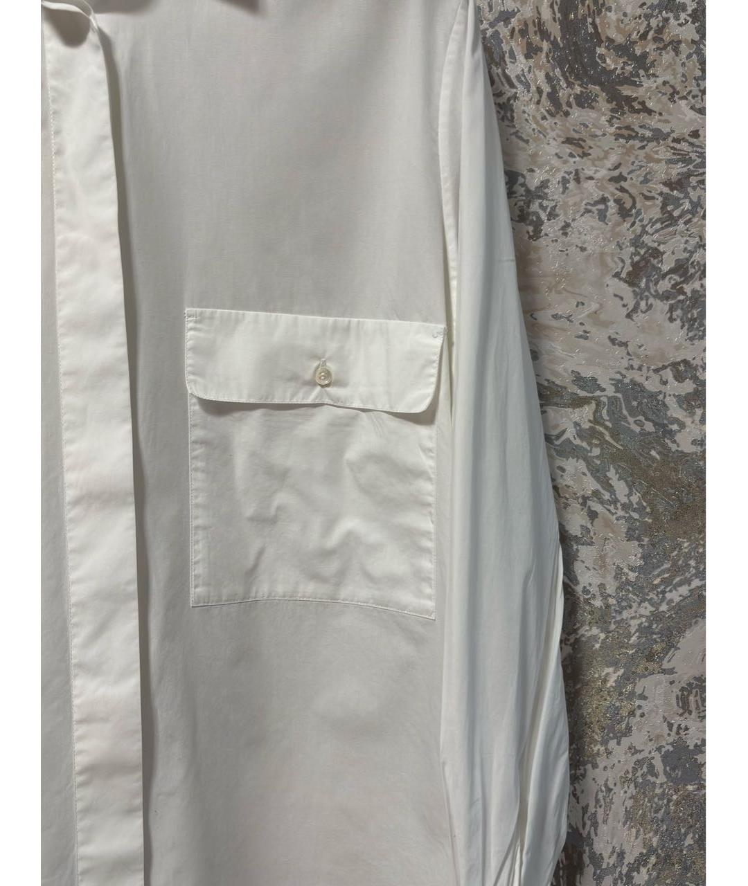 MAISON MARGIELA Белая хлопковая рубашка, фото 5