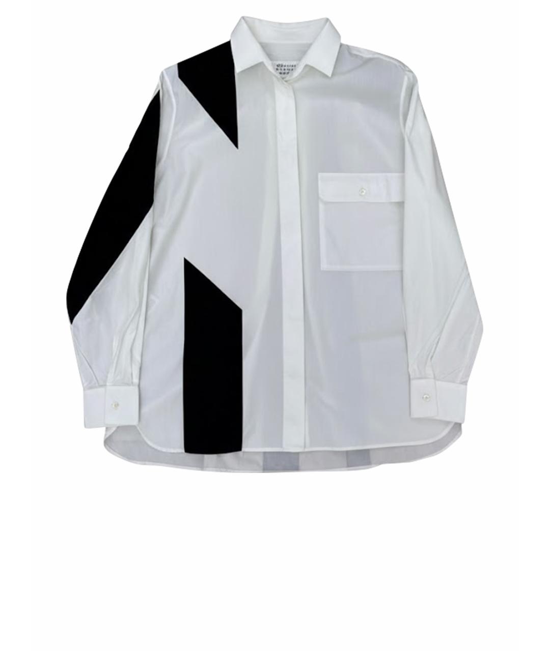 MAISON MARGIELA Белая хлопковая рубашка, фото 1